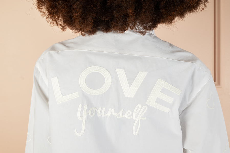 The 2nd Edition - LOVE Shirt Dress - "Love Yourself"